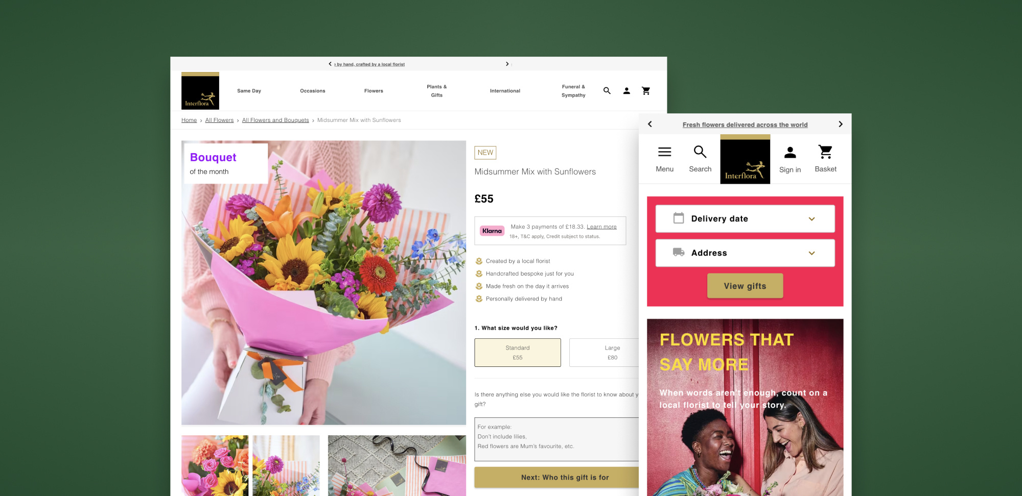 interflora website